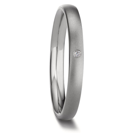 Partnerring Titan Diamant 0.01 ct, w-si