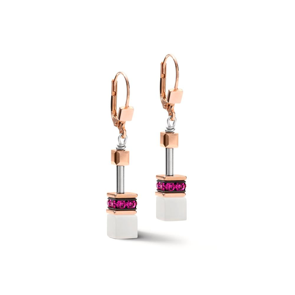 Pendant d'oreilles Acier inoxydable rosé PVD