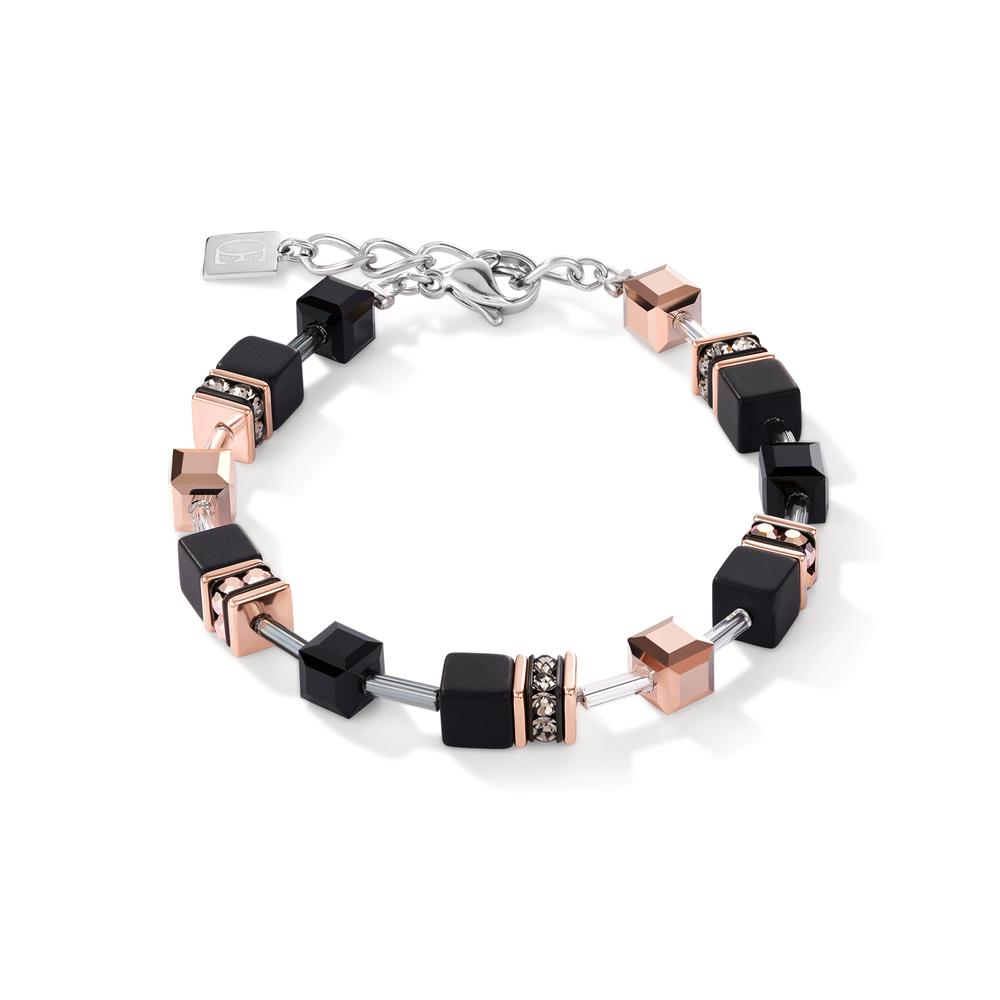 Bracciale Acciaio inossidabile rosa rivestimento IP 18.5-21.5 cm