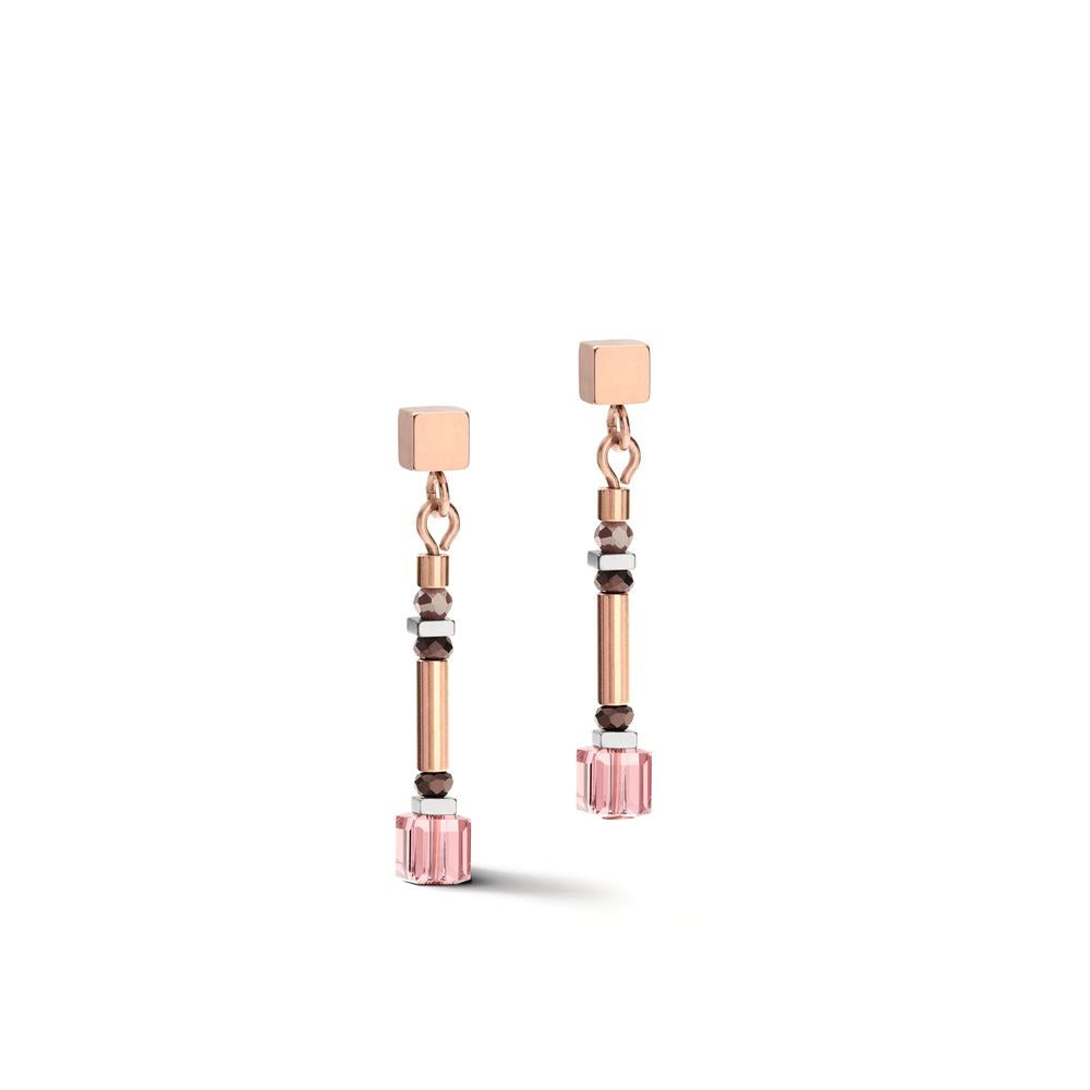 Pendant d'oreilles Acier inoxydable rosé PVD