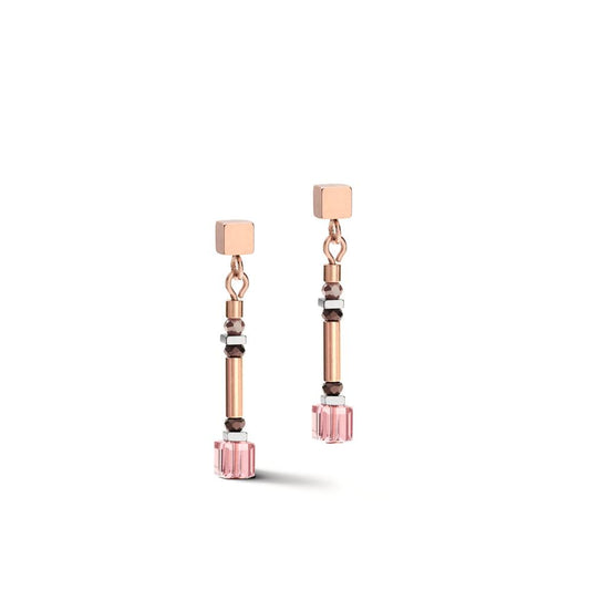 Pendant d'oreilles Acier inoxydable rosé PVD