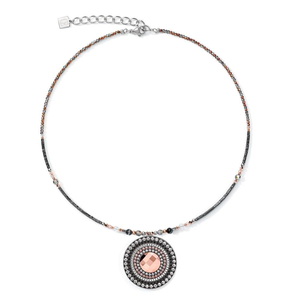 Collier Acier inoxydable rosé PVD 41.5-47.5 cm Ø35 mm