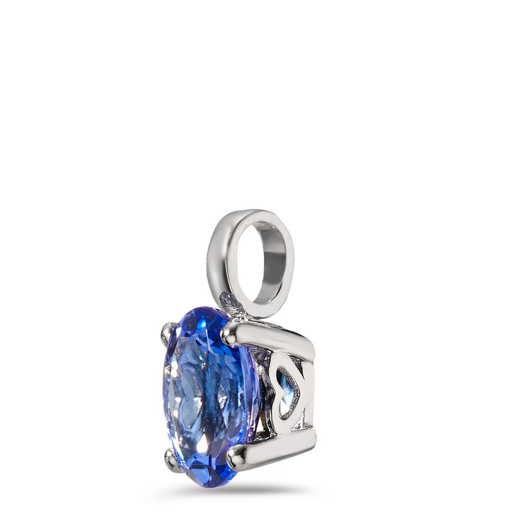 Pendentif Or blanc 18K Tanzanite