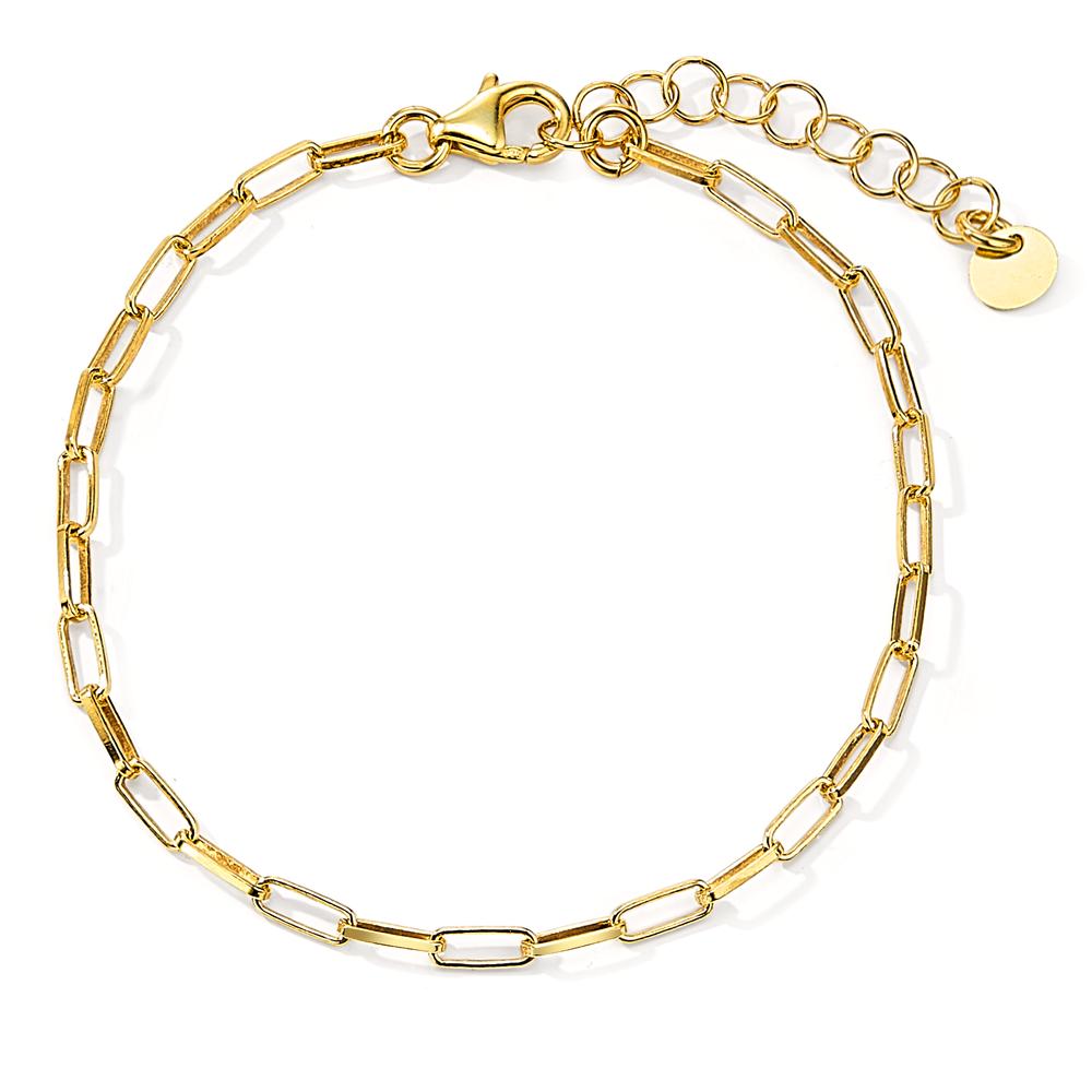 Bracciale Argento giallo dorato 16.5-19.5 cm