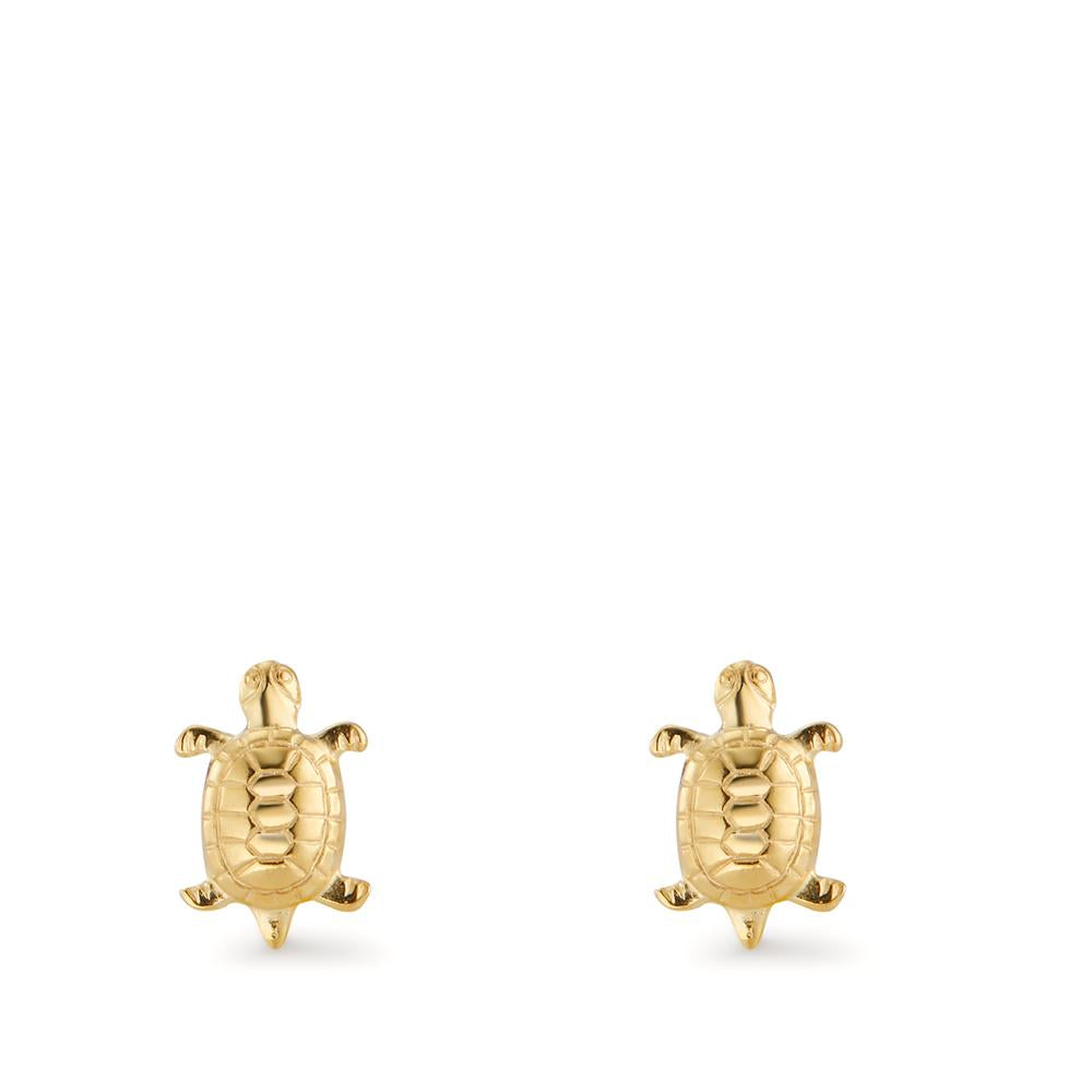 Clous d'oreilles Or jaune 9K Tortue