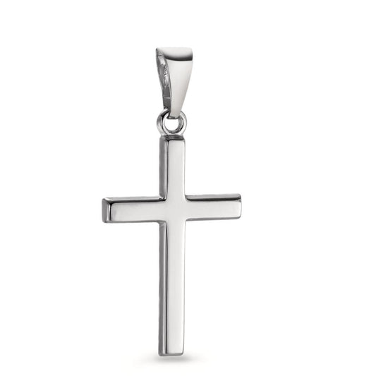 Pendentif Or blanc 18K Croix