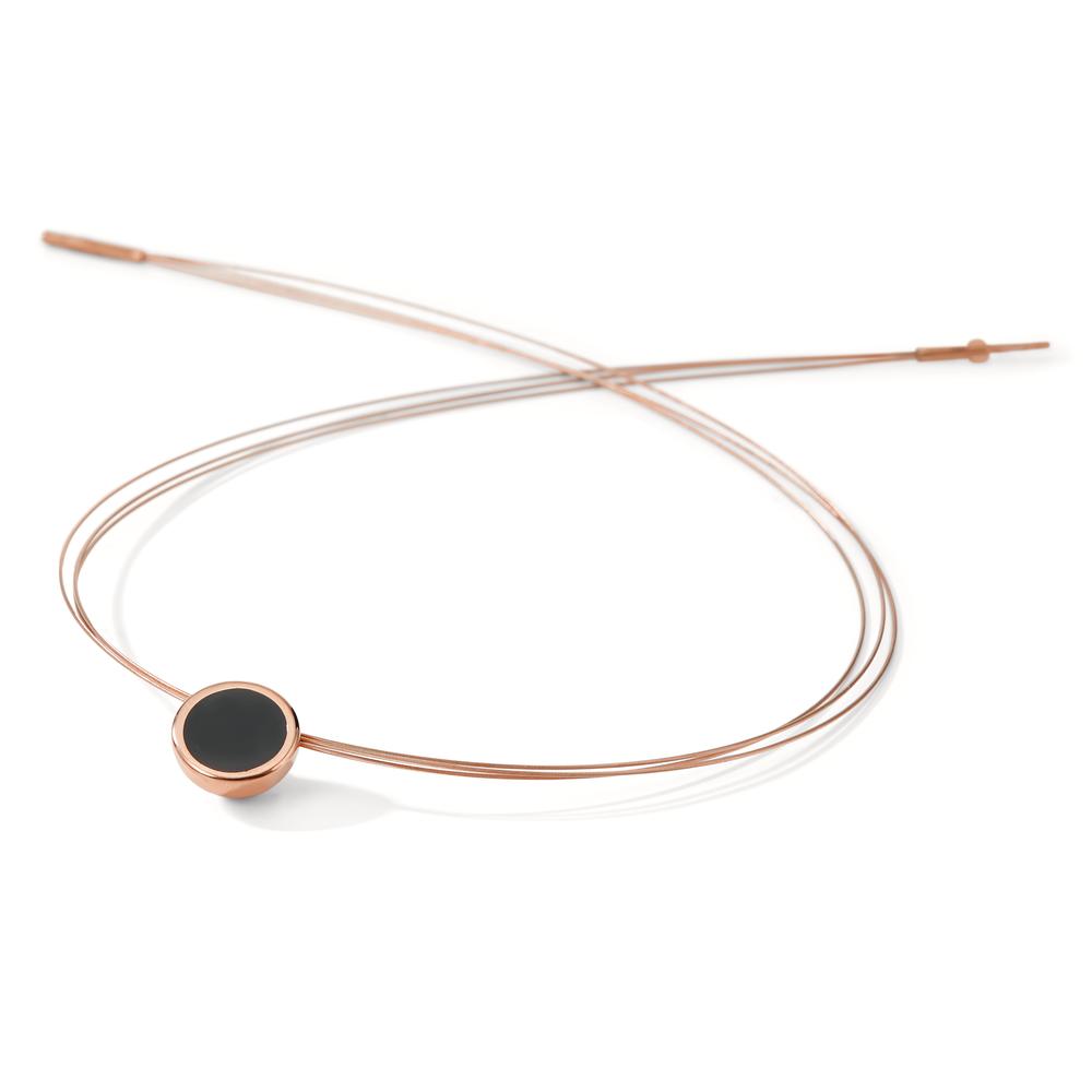 Collier Acier inoxydable rosé PVD 42 cm Ø13 mm