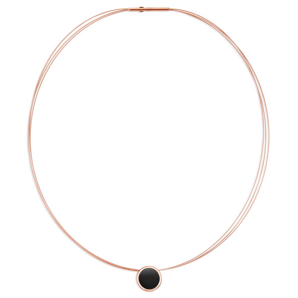 Collier Acier inoxydable rosé PVD 42 cm Ø13 mm