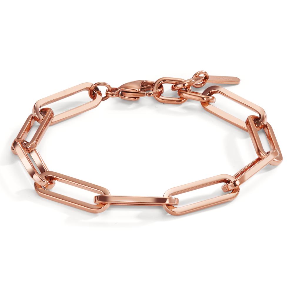 Bracelet Acier inoxydable rosé PVD 16.5-21 cm