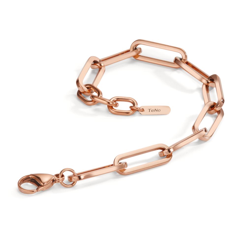 Bracciale Acciaio inossidabile rosa rivestimento IP 16.5-21 cm