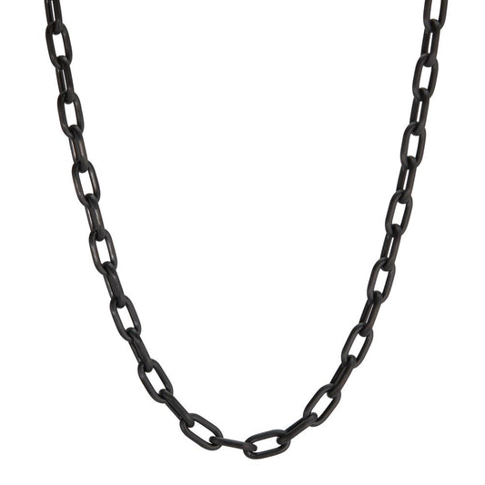 Collana Acciaio inossidabile nero rivestimento IP 50 cm