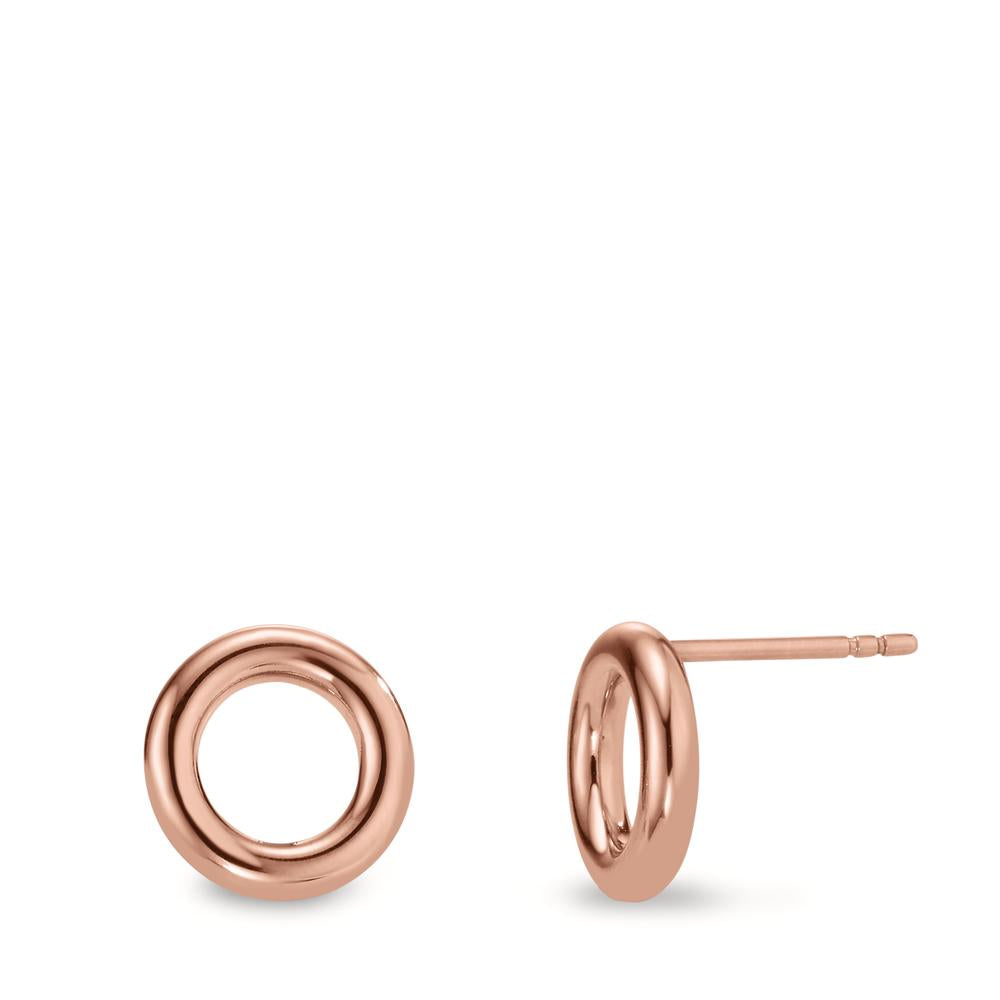 Loop Ohrstecker Rosé aus Edelstahl Ø12mm