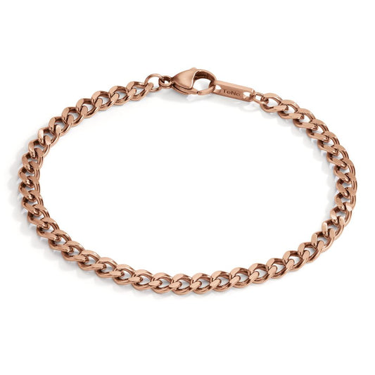 Bracelet Acier inoxydable rosé PVD 21-22 cm