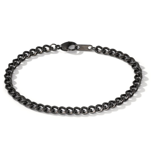 Bracelet Acier inoxydable gris PVD 21-22 cm