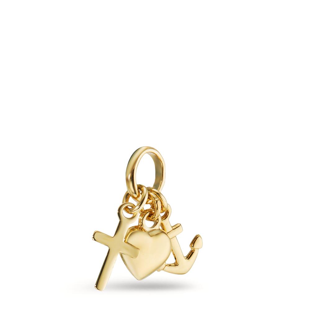 Pendentif Or jaune 14K Porte-bonheur