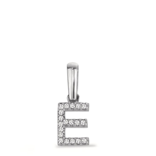 Pendentif Or blanc 14K Diamant 0.028 ct, w-si