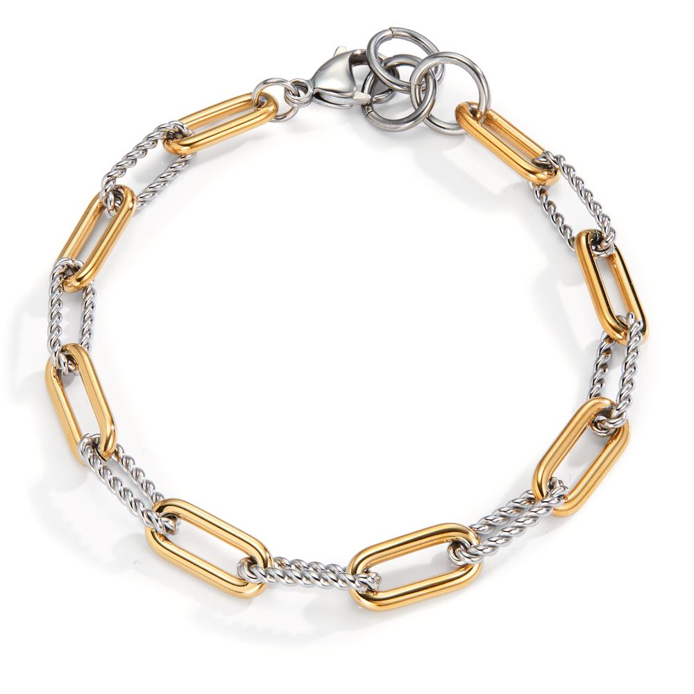 Bracciale Acciaio inossidabile giallo rivestimento IP 20-21.5 cm