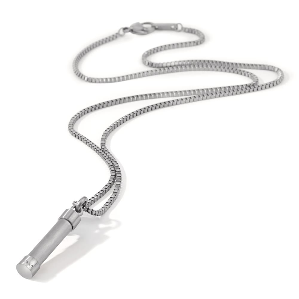 Signature Kette Pendulum aus Edelstahl satiniert