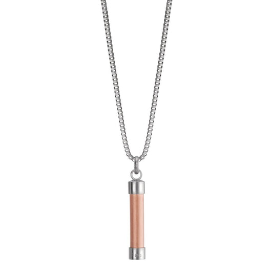 Chaînette avec pendentif Acier inoxydable rosé PVD 60 cm