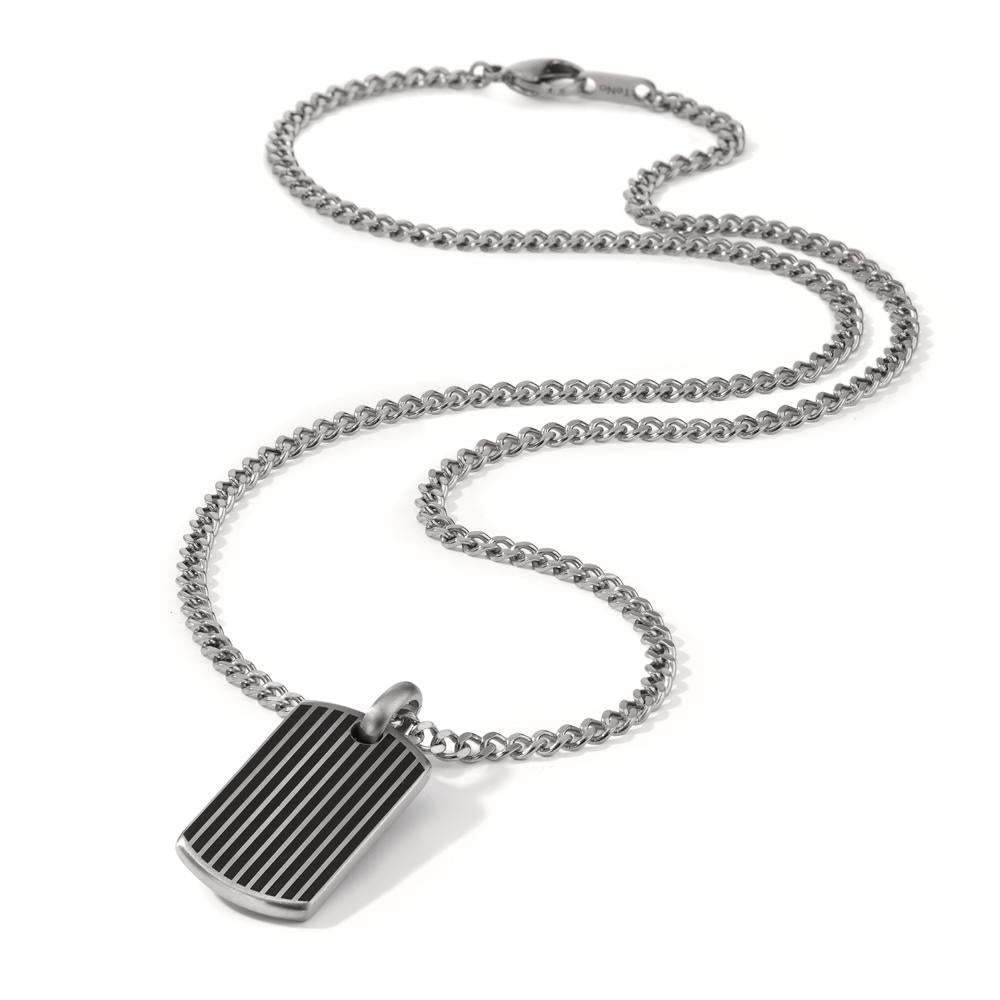 Chaînette avec pendentif Acier inoxydable Émaillé 60 cm