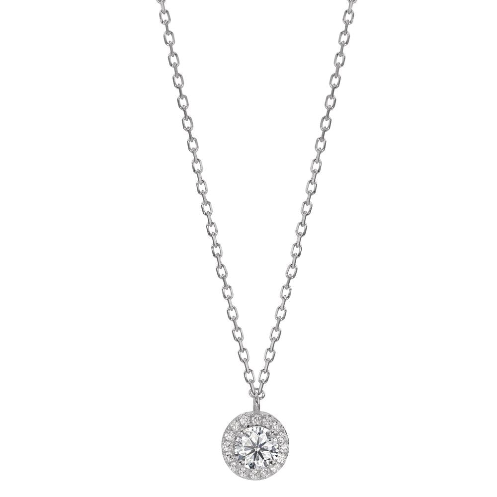 Collana Argento Zirconia rodiato 42-45 cm