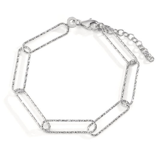 Bracciale Argento rodiato 15.5-18 cm