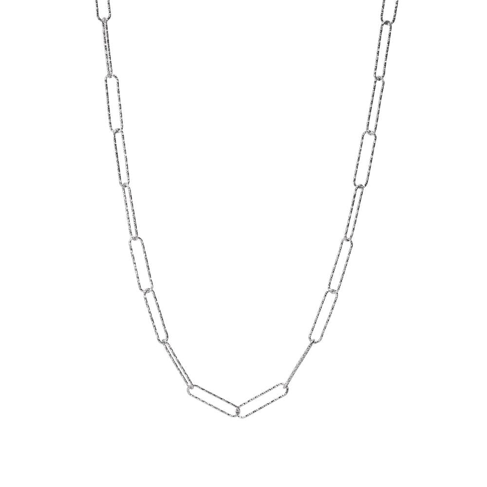 Collana Argento rodiato 40-45 cm