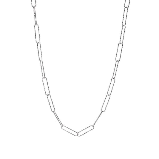 Collana Argento rodiato 40-45 cm