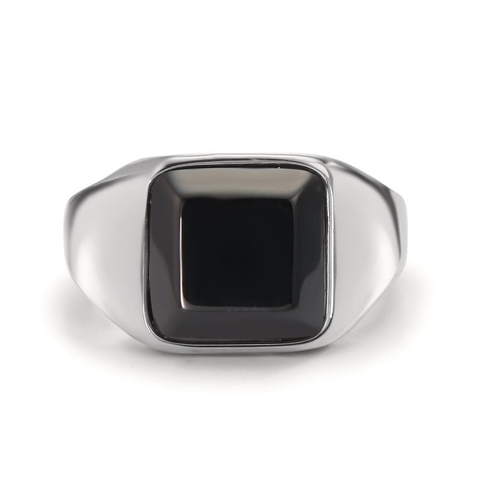 Bague Acier inoxydable Onyx