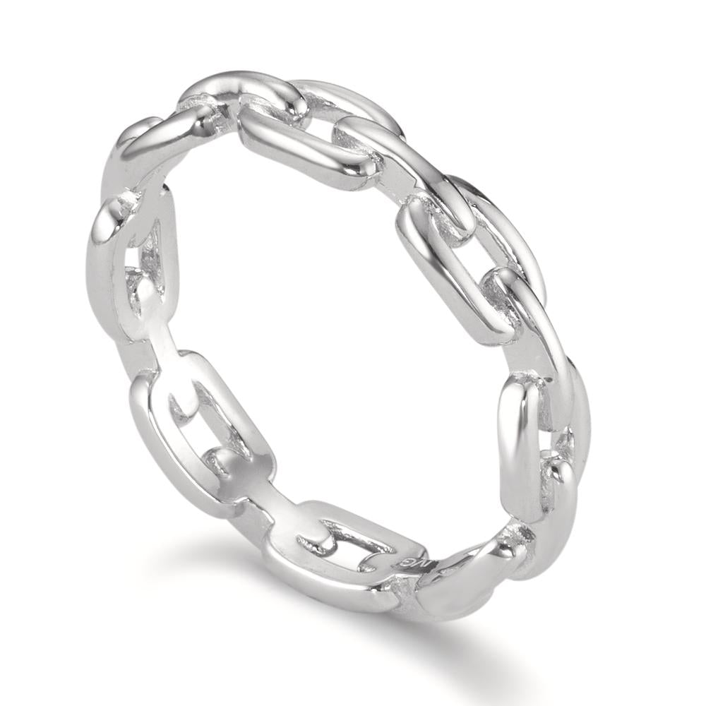 Fingerring Silber rhodiniert