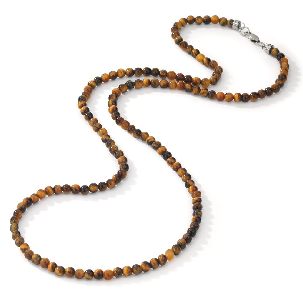 Collana Acciaio inossidabile Occhio di tigre 60 cm Ø4.5 mm