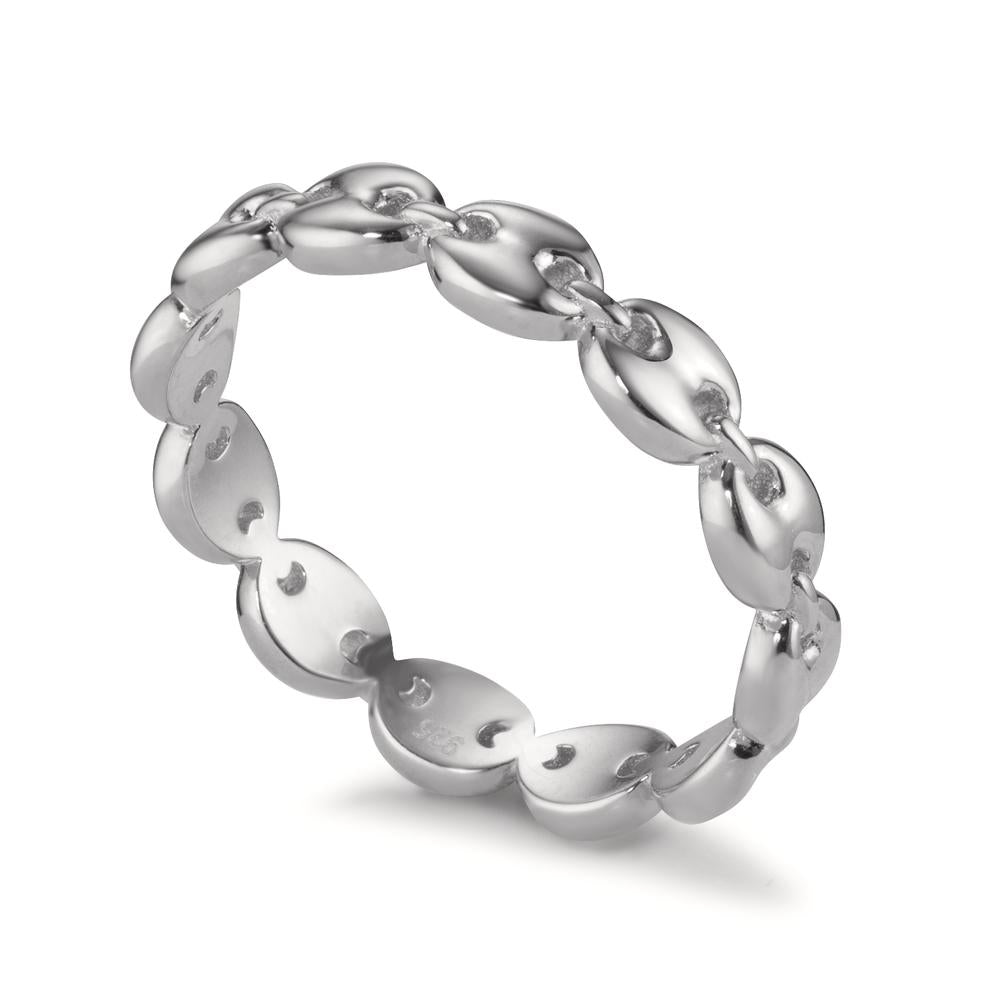 Fingerring Silber rhodiniert