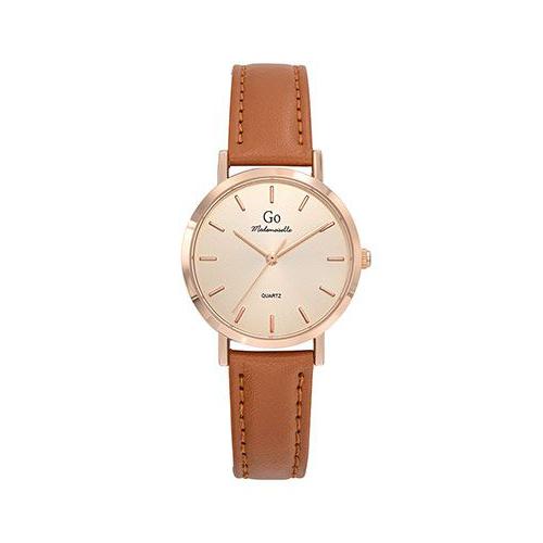 Montre Acier inoxydable, Métal rosé PVD Ø30 mm