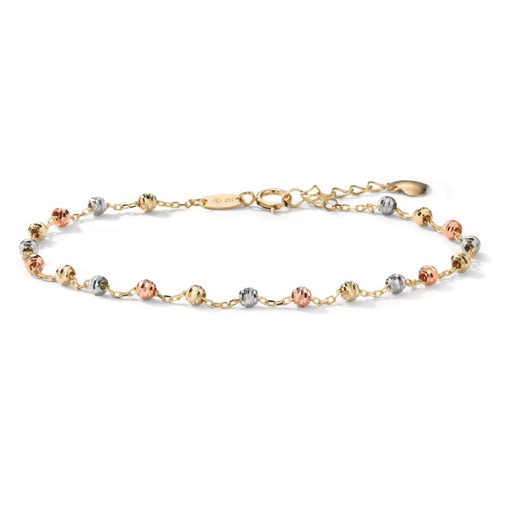 Bracelet Or jaune 14K, Or blanc 14K, Or rouge 14K 17-19 cm