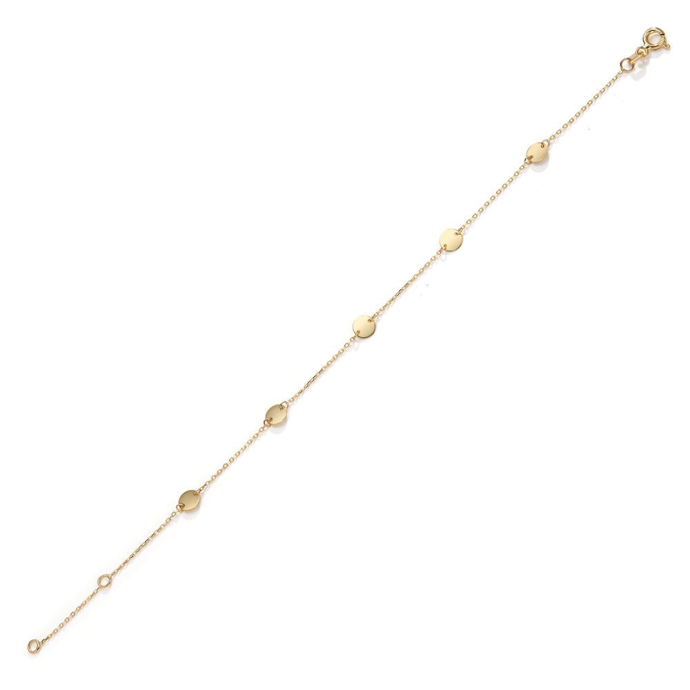 Bracelet Or jaune 14K 17-19 cm Ø5 mm