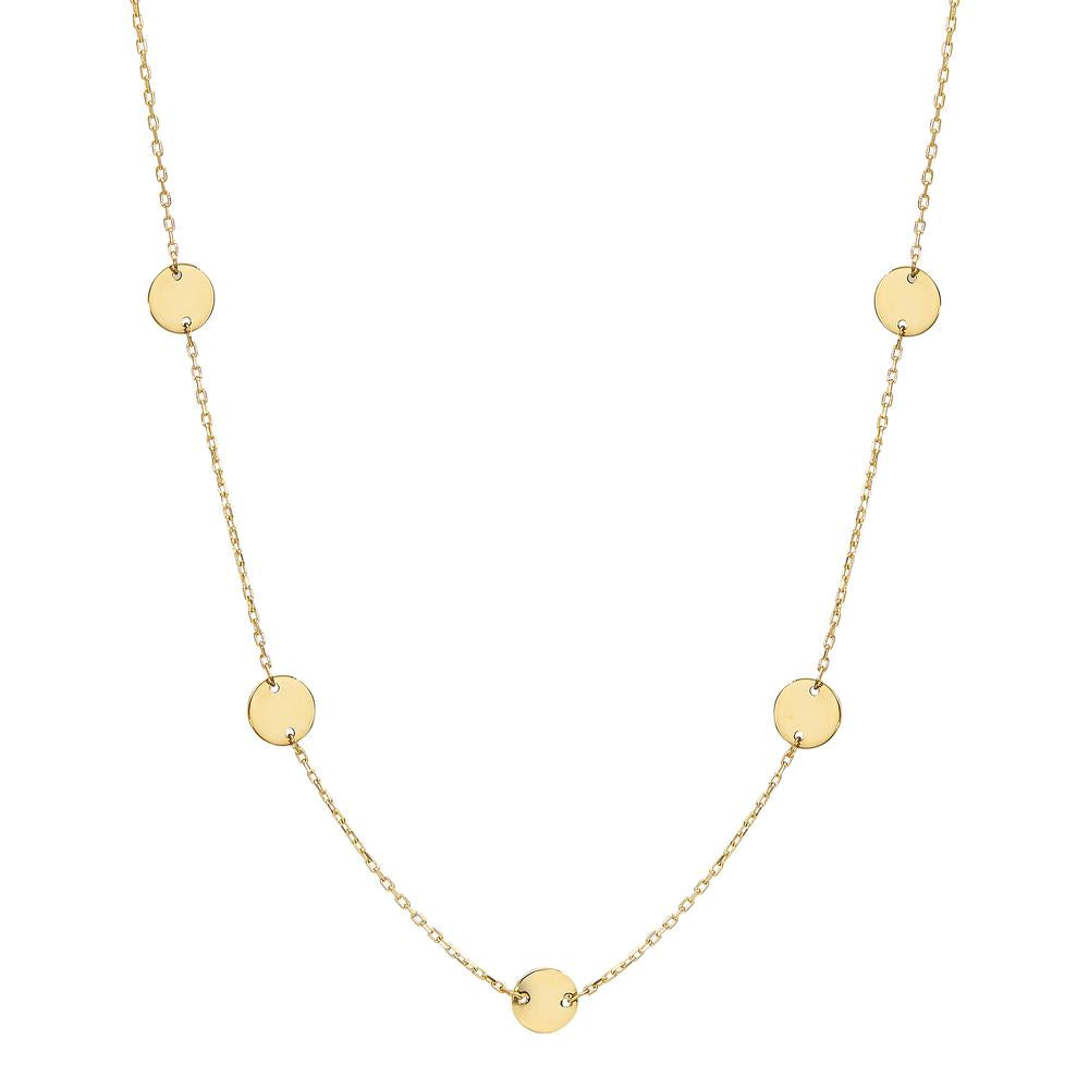 Collier 585/14 K Gelbgold verstellbar Ø5 mm