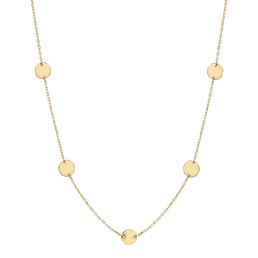 Collier Or jaune 14K 42-45 cm Ø5 mm