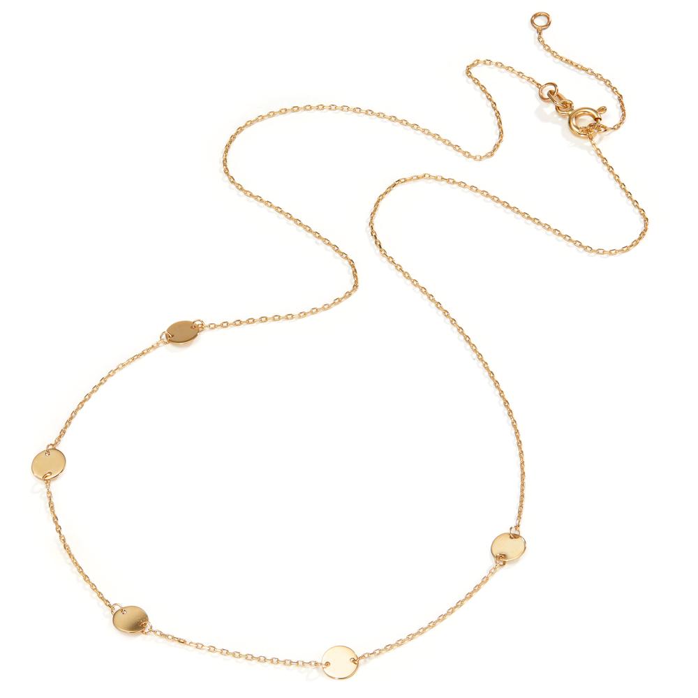 Collier Or jaune 14K 42-45 cm Ø5 mm