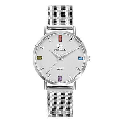 Montre Métal, Acier inoxydable Zircone 4 Pierres Ø34 mm