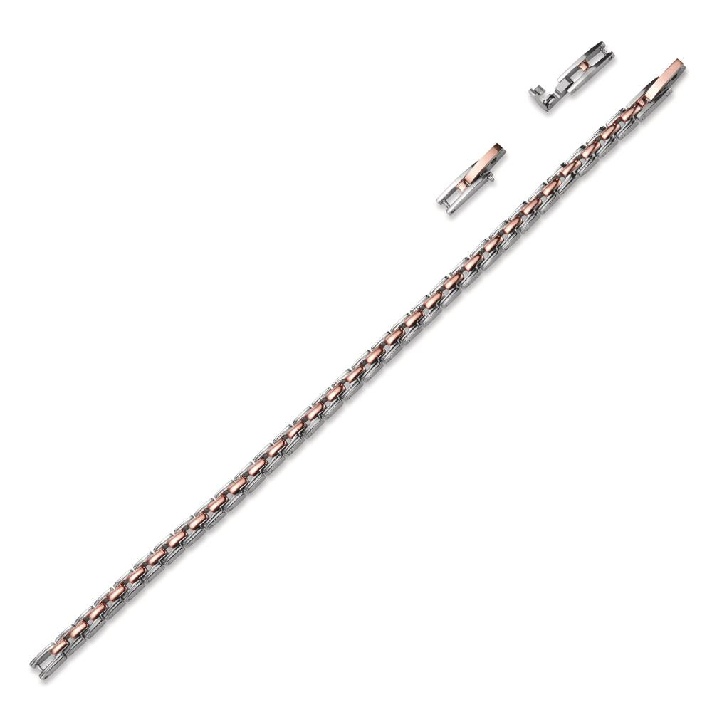 Bracelet Acier inoxydable rosé PVD 18.5-21 cm