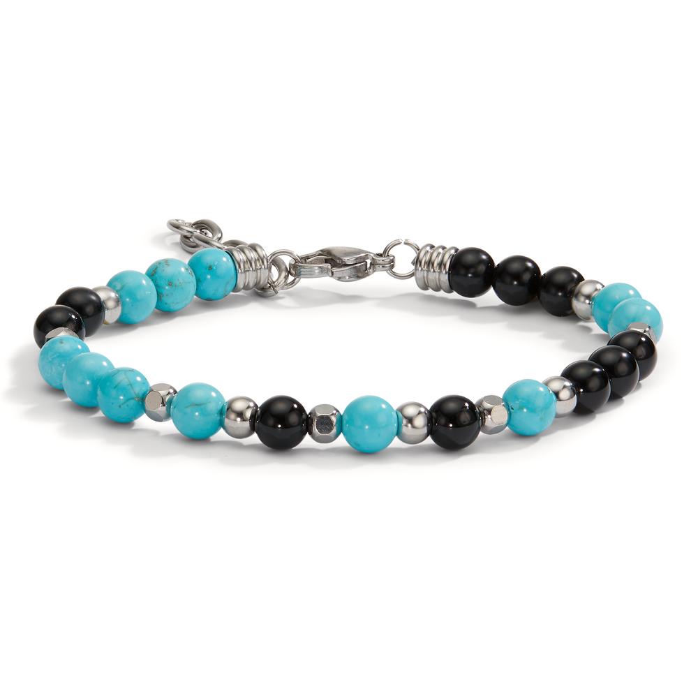 Bracelet Acier inoxydable Onyx 20-22 cm Ø6.5 mm