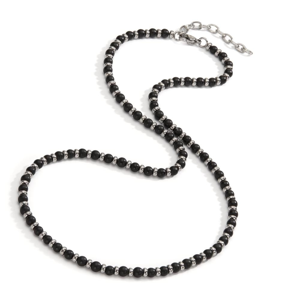 Collier Acier inoxydable Onyx 50-55 cm Ø4.5 mm