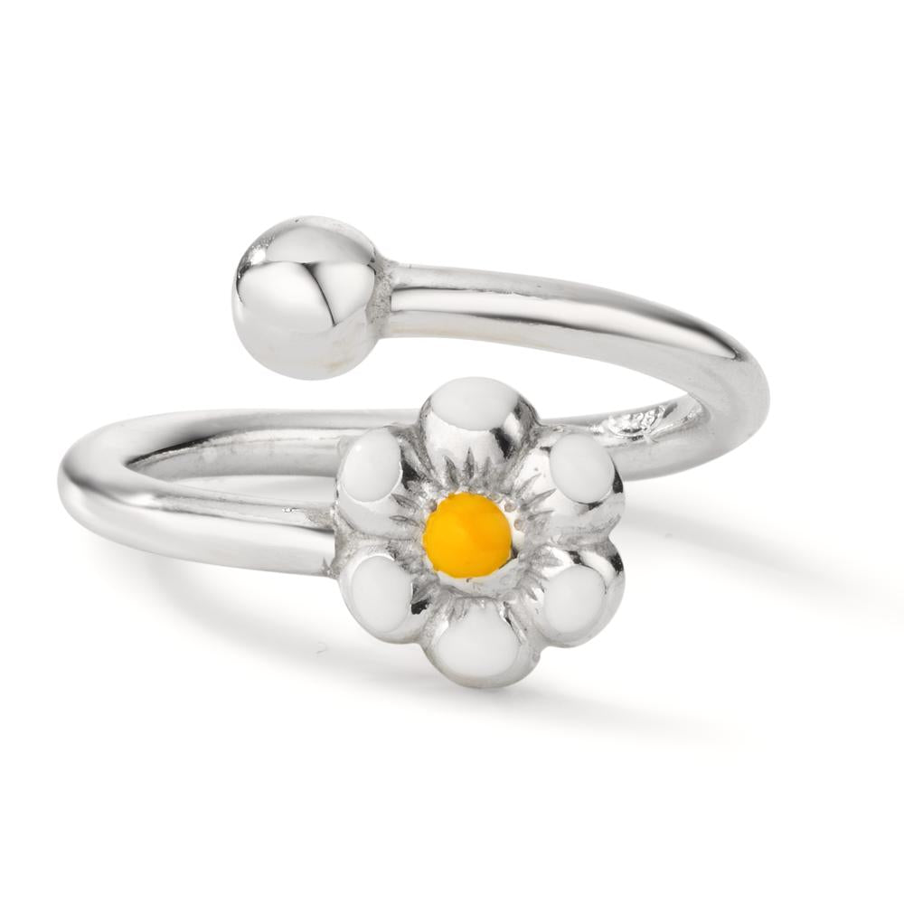 Bague Argent Rhodié Fleur