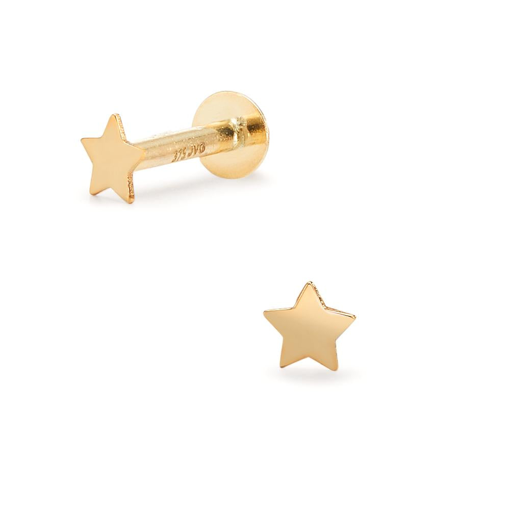 Piercing Oro giallo 375/9K Stella Ø3.5 mm