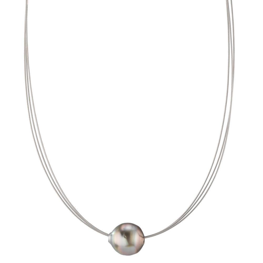 Collana Acciaio inossidabile Perla di Tahiti 42 cm