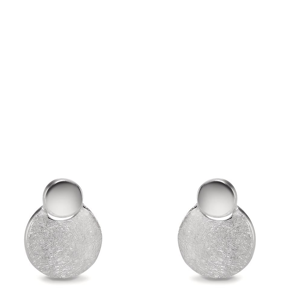 Clous d'oreilles Or blanc 9K