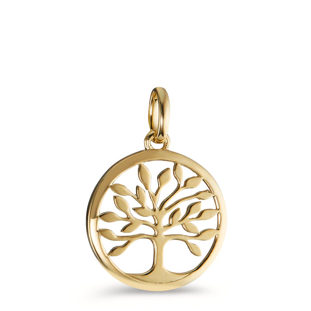 Pendentif Or jaune 9K Arbre de la vie Ø13 mm