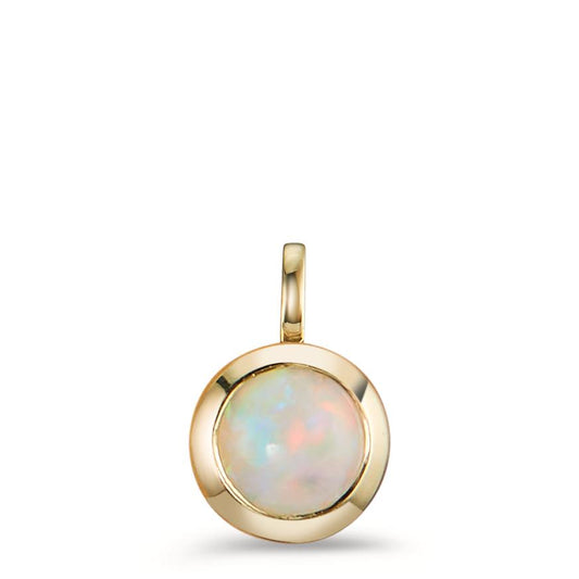 Anhänger 375/9 K Gelbgold Opal Ø8 mm