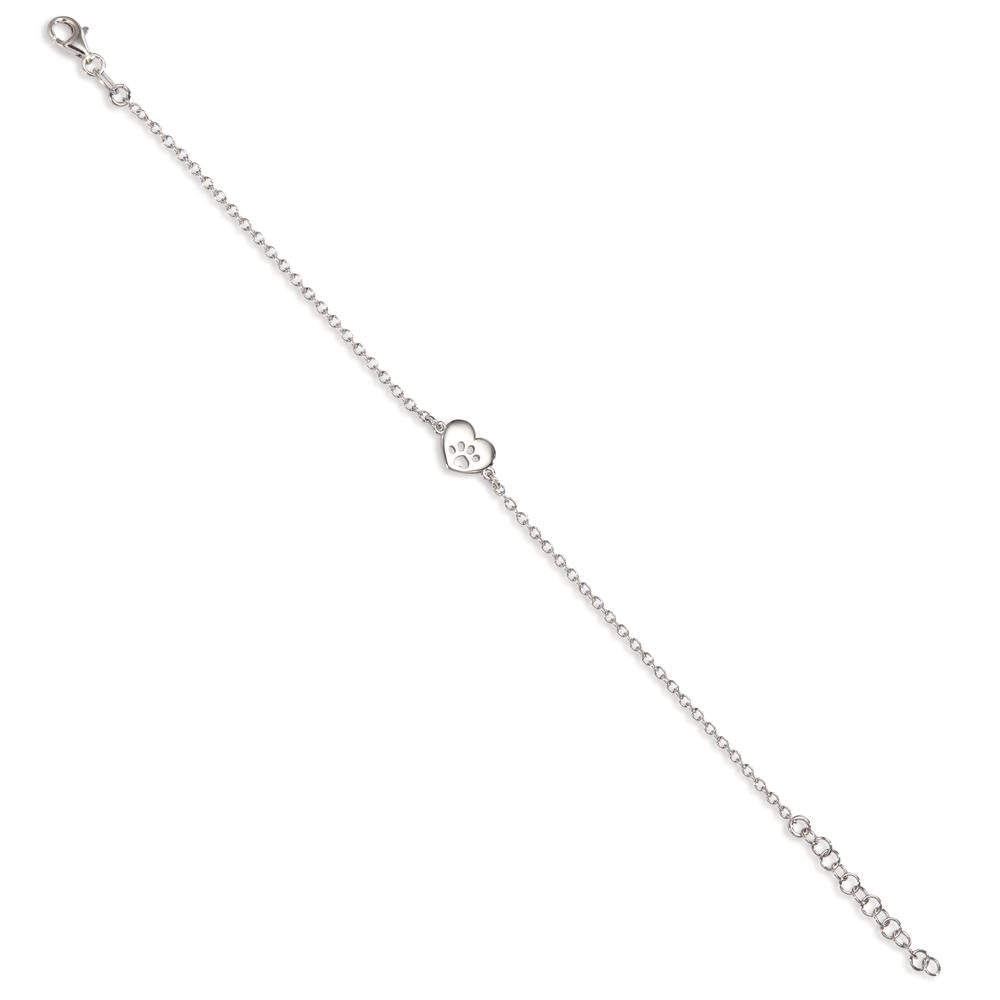 Bracelet Argent Rhodié Patte 17-20 cm