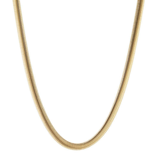 Collier Acier inoxydable jaune PVD 44-45 cm